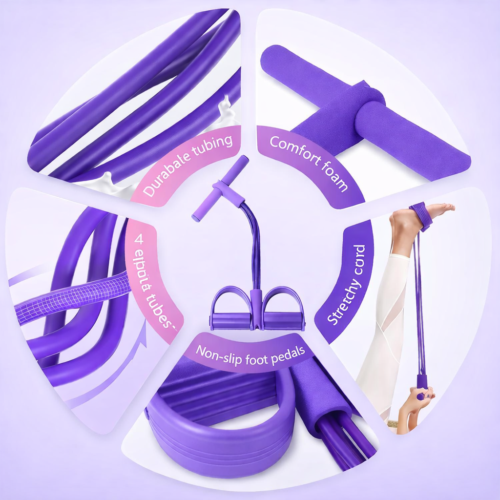 techymass™- 4 Tube Resistance Band