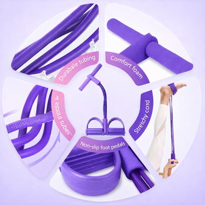 techymass™- 4 Tube Resistance Band